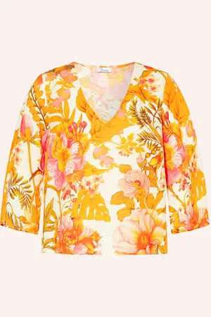 Princess goes Hollywood Leinenbluse Mit 3/4-Arm orange