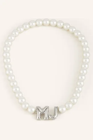Marc Jacobs Halskette The Balloon Pearl Necklace weiss