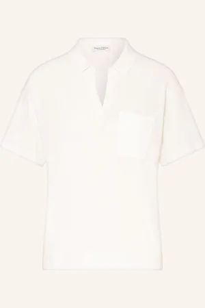 Marc O’ Polo Jersey-Poloshirt weiss