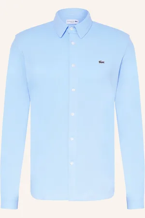 Lacoste Piqué-Hemd Slim Fit blau