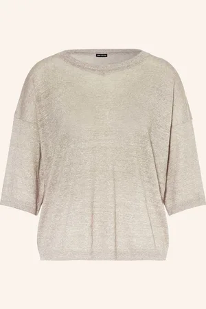 Iris von Arnim T-Shirt Venera Mit Leinen braun