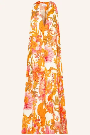Princess goes Hollywood Leinenkleid orange