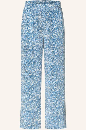 Max Mara 7/8-Hose Reed blau