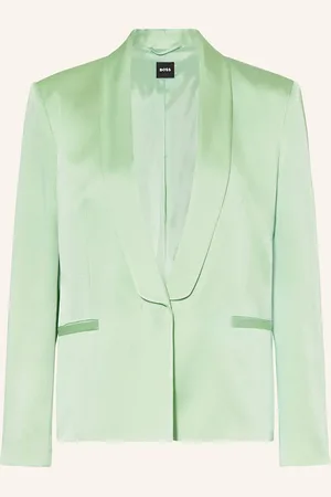 HUGO BOSS Satinblazer janka3 gruen