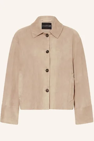 STUDIO AR Lederjacke Elaine beige