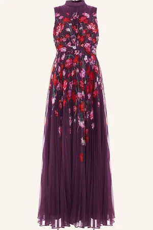 Phase Eight Schluppenkleid Dahlia Mit Plissees lila
