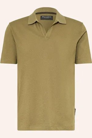 Marc O’ Polo Piqué-Poloshirt gruen