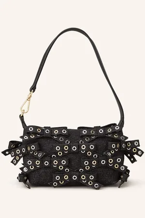 Ganni Handtasche Bow Eyelet Butterfly Small