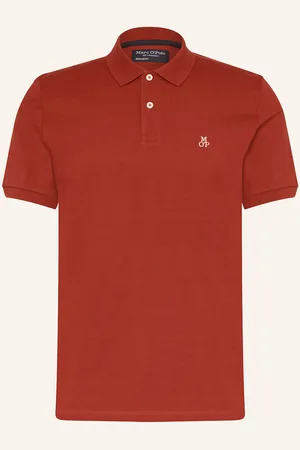 Marc O’ Polo Piqué-Poloshirt Regular Fit rot