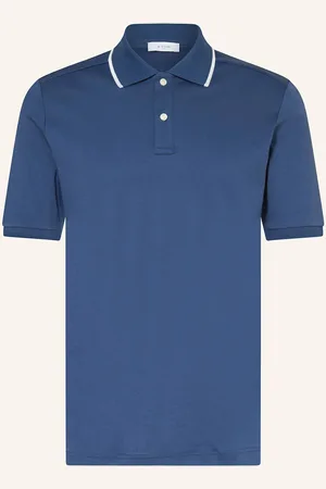 Eton Jersey-Poloshirt blau