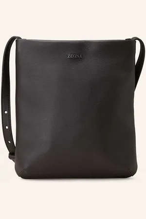 Ermenegildo Zegna Umhängetasche Secondskin braun