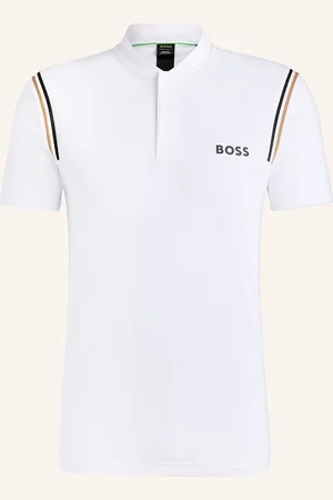 HUGO BOSS Funktions-Poloshirt Pariq weiss
