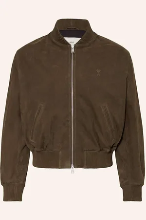 Ami Lederblouson gruen