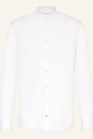 Colours & Sons Hemd Regular Fit Mit Leinen