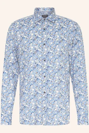 Olymp Hemd Casual Modern Fit blau