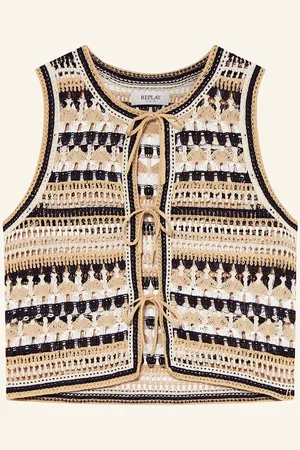 Replay Stricktop beige