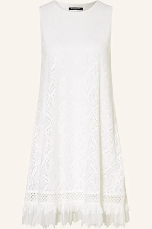Ana Alcazar Kleid Aus Spitze weiss