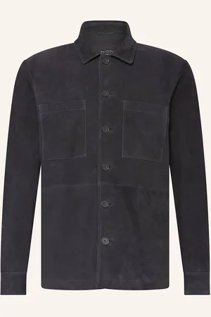 Marc O’ Polo Lederjacke blau