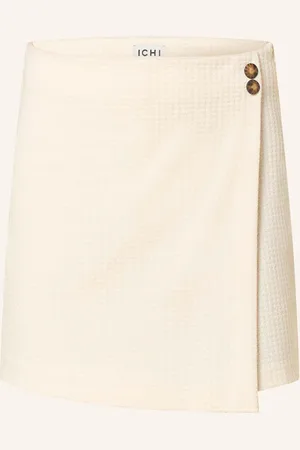 Ichi Jersey-Skort Ihkate weiss