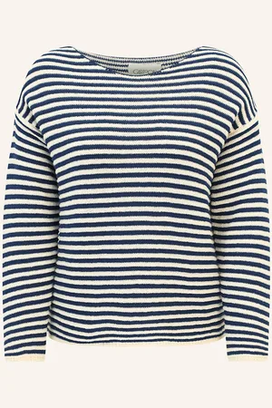 Cartoon Pullover blau