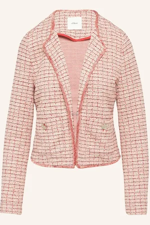 QS by s.Oliver Bouclé-Blazer rosa