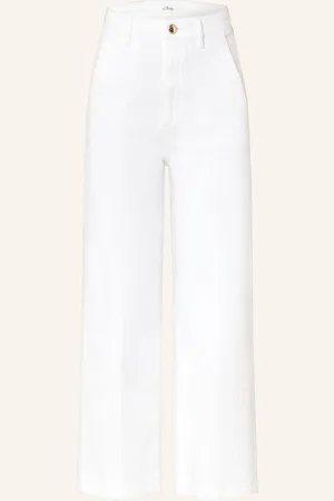 QS by s.Oliver Jeans-Culottes Suri weiss