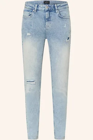 monari Jeans Mit Schmucksteinen blau
