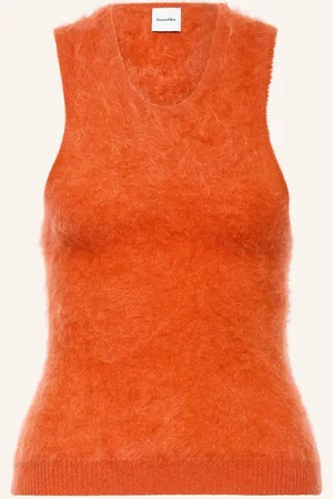 Nanushka Stricktop Bianka Aus Cashmere rot