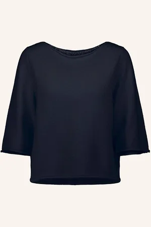 Allude Pullover Mit 3/4-Arm Und Cashmere blau