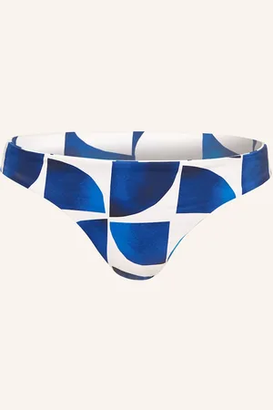 Seafolly Basic-Bikini-Hose Sunray Zum Wenden blau