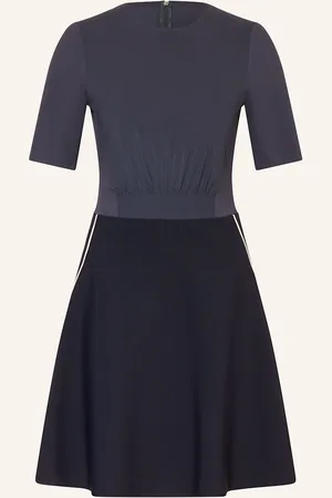 Sportalm Kleid Im Materialmix blau