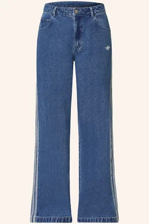 adidas Flared Jeans blau