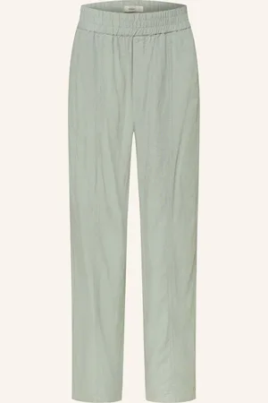 INWEAR Hose Sannieliw Mit Leinen gruen
