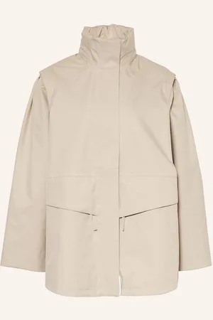 Brgn By Lunde & Gaundal Regenjacke Sommerbris beige