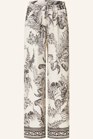 Angoor Marlenehose Aus Leinen schwarz