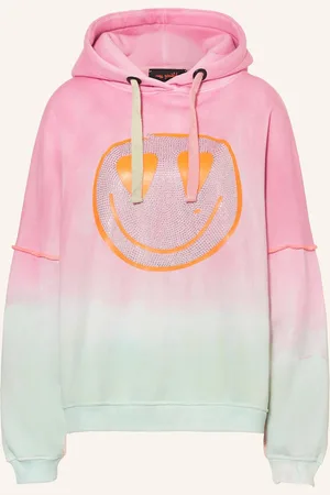 miss goodlife Hoodie Mit Schmucksteinen rosa
