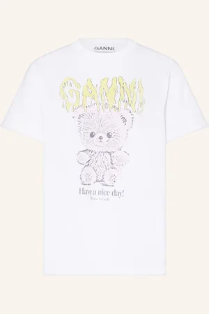 Ganni T-Shirt weiss