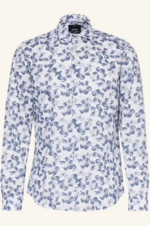 JOOP! Hemd Pai Slim Fit Mit Leinen blau