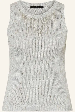 Luisa Cerano Stricktop Mit Glitzergarn Und Pailletten
