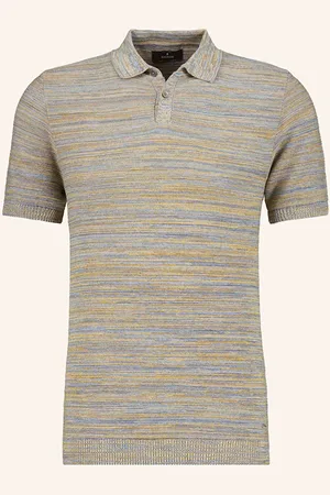 Ragman Strick-Poloshirt blau