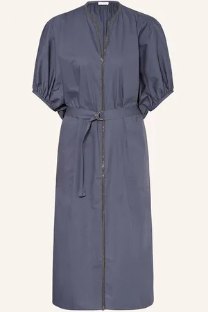 Brunello Cucinelli Kleid blau