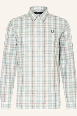 Fred Perry Hemd Regular Fit weiss