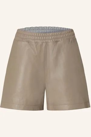 Mrs & HUGS Ledershorts grau