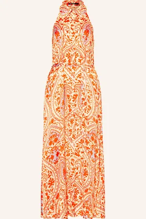 Marc Aurel Satinkleid orange