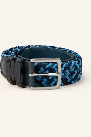 Hackett Gürtel Multi Para Plait Blt blau