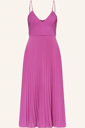 Patrizia Pepe Cocktailkleid Abito Mit Plissees lila