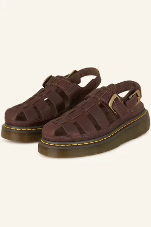 Dr. Martens Plateau-Sandalen Wrenlie braun