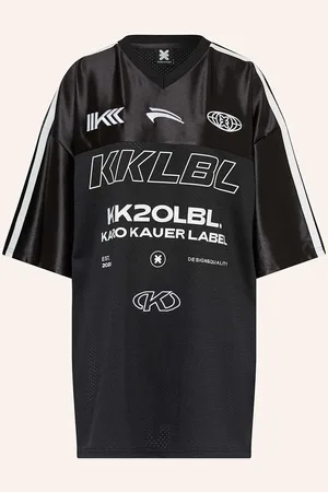 Karo Kauer T-Shirt Im Materialmix