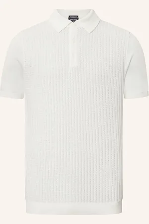 Strellson Strick-Poloshirt Adrian weiss