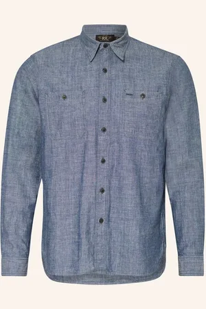 Ralph Lauren Hemd Regular Fit In Jeansoptik blau